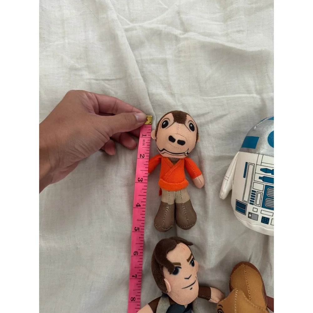 Star Wars Scenez Seven20 Mini Plush Lot of 4 Han Solo R2D2 Mon Calamari Ithorian